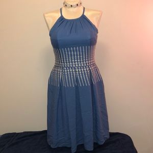 🐘 London Times Sleeveless Halter Dress